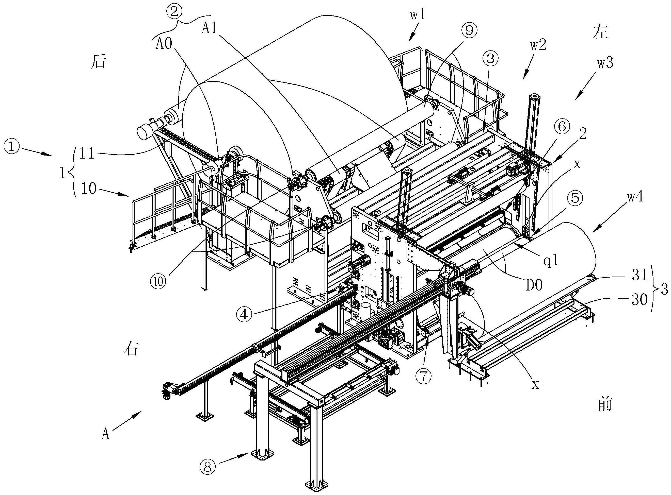 自動退卷、分切卷收及拔軸的無紡布高速分切機的制作方法